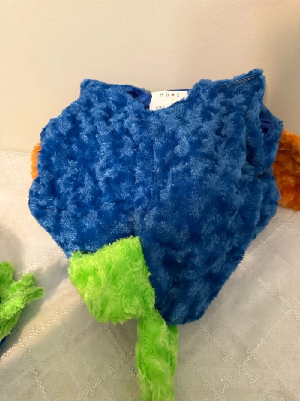 Blue Big Mouth Fish Kids Costume - Belly Babies